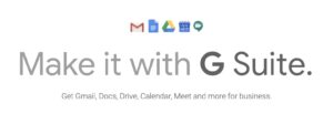Make it with gsuite for business