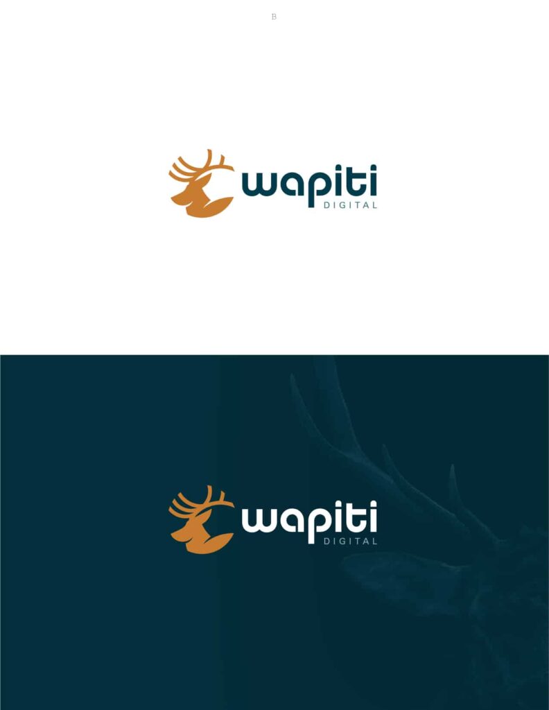 Wapiti logo 03 thicker font